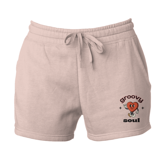 Women Shorts - Groovy Soul - Pink